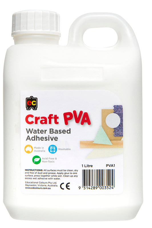 GLUE EC 1L CRAFT PVA WATER BASED   G21645