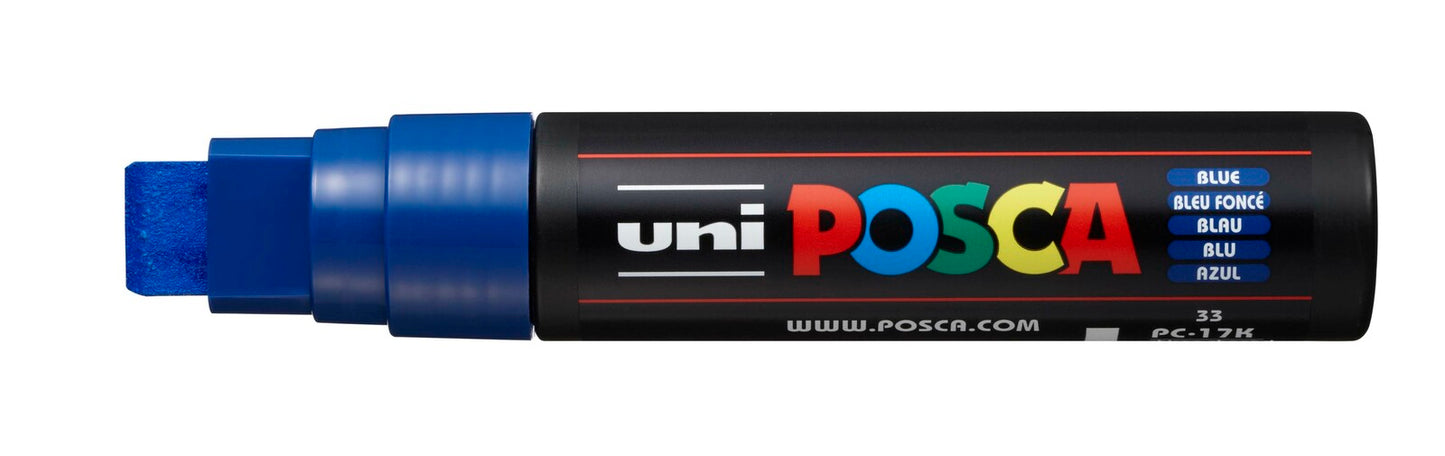 MARKER UNI POSCA PC17K 15MM BLUE   G22469E