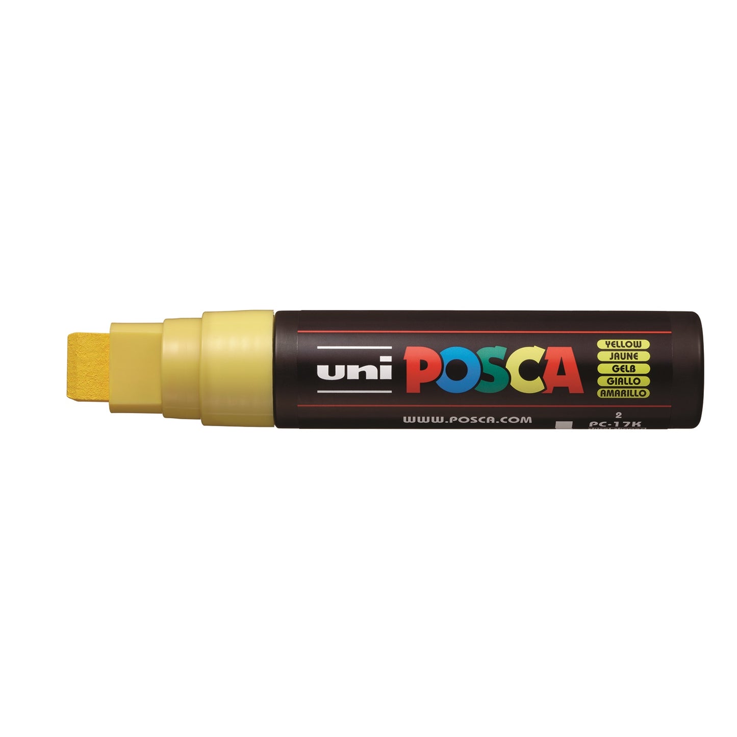 MARKER UNI POSCA PC17K 15MM YELLOW   G22471E