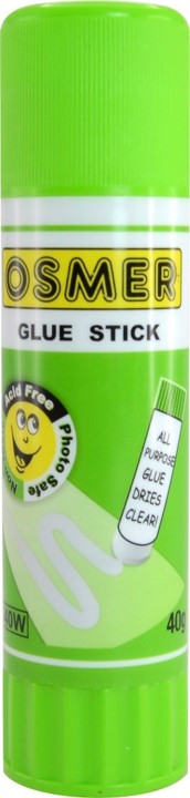 GLUE STICK OSMER 40GRM WHITE   G22743