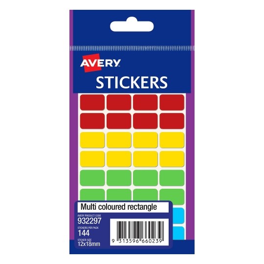 LABEL AVERY F/P 12X18 MULTI 932297   G23310