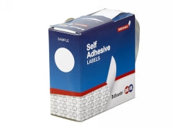 LABEL QUIK STIK DISP 32MM WHITE DOT   G24304