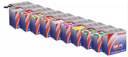 LABEL QUIK STIK DISP 24MM BLUE DOT   G24350