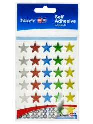 LABEL QUIK STIK F/P STARS MULTI   G24400