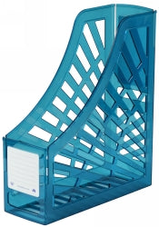 MAGAZINE STAND ITALPLAST TINTED BLUE   G24664