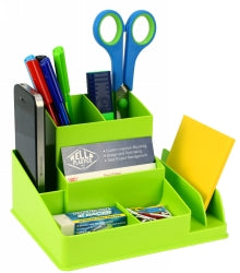 DESK ORGANISER ITALPLAST LIME   G24694