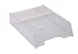 DOCUMENT TRAY ITALPLAST A4 MULTIFIT CLEAR   G24719