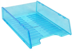 DOCUMENT TRAY ITALPLAST MULTIFIT NEON BLUE   G24726