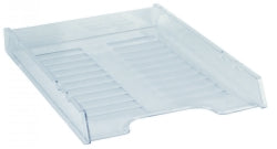 DOCUMENT TRAY ITALPLAST A4 SLIMLINE MULTI FIT CLEAR   G24733