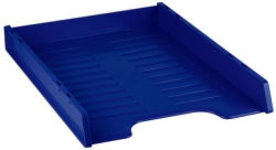 DOCUMENT TRAY ITALPLAST A4 SLIMLINE MULTI FIT BLUEBERRY   G24762