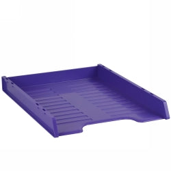 DOCUMENT TRAY ITALPLAST A4 SLIMLINE MULTI FIT GRAPE   G24763