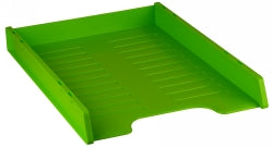 DOCUMENT TRAY ITALPLAST A4 SLIMLINE MULTI FIT LIME   G24764