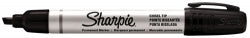 MARKER SHARPIE METAL BARREL 2.5MM CHISEL TIP BLACK   G25021