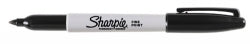 MARKER SHARPIE PERMANENT FINE 1.0MM BLACK (B/C ON ITEM) BX12   G25040