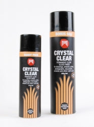 SPRAY CRYSTAL CLEAR PERMANENT GLOSS FINISH 450GM (MULTIPLE ORDER REQ 12)  G25137