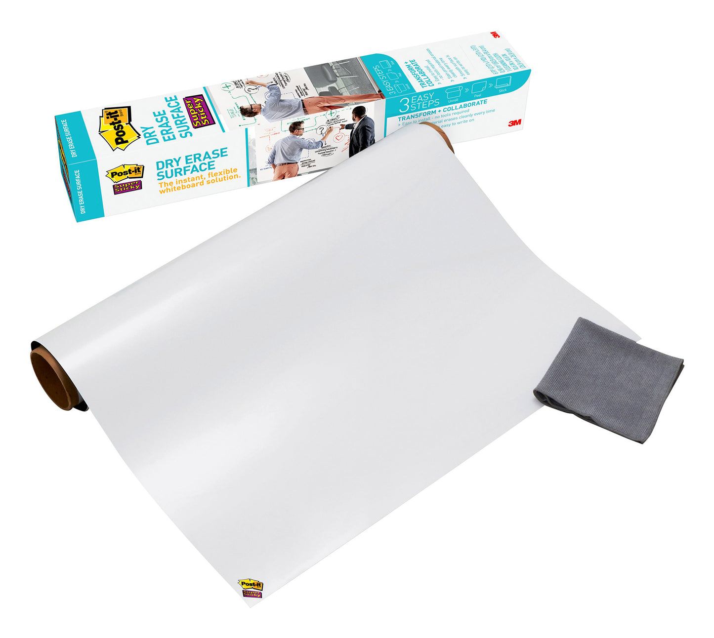 DRY ERASE SURFACE POST-IT 900MMX600MM WHITE   G25744