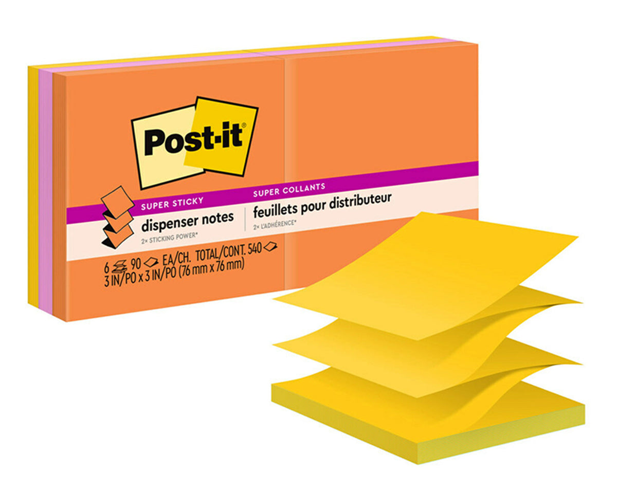 NOTES SUPER STICKY POST-IT 76x76MM R330-6SSUC POP UP RIO DE JANEIRO PK6   G25853