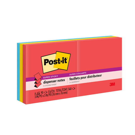 NOTES SUPER STICKY POST-IT 76x76MM R330-6SSAN POP-UP MARRAKESH PK6   G25854