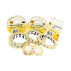 TAPE TRANSPARENT MARBIG 12MMX33M 25.4MM CORE   G25971