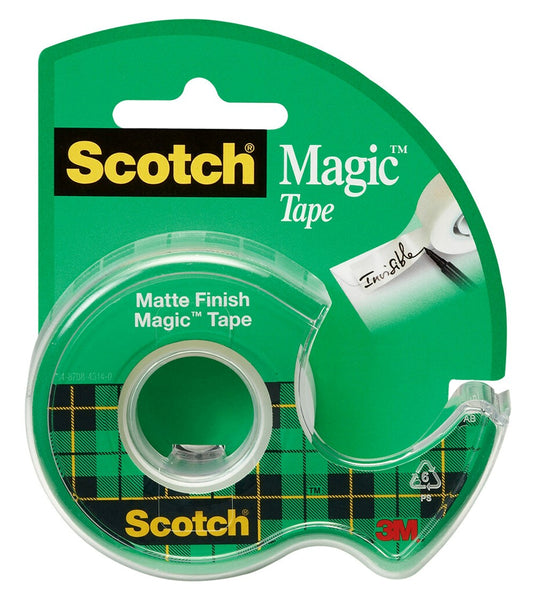 TAPE MAGIC SCOTCH 105 19MMX7.6M ON DISP   G26026