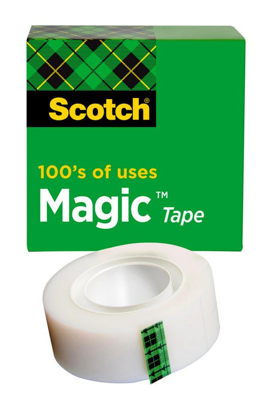 TAPE MAGIC SCOTCH 810 18MMX33M BOXED PK12   G26105