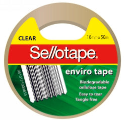 TAPE VINE SELLO ENVIRO 18MMX50M CLEAR   G26136