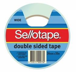 TAPE DOUBLE SIDED SELLO NO.404 24MMX33M   G26188