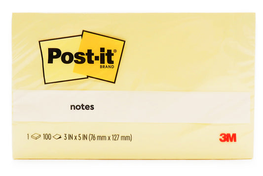 NOTES POST-IT 655 76X127MM YELLOW   G26300