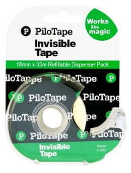 TAPE INVISIBLE PILOTAPE 18MMX33M ON DISP H/SELL   G26311