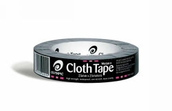 TAPE CLOTH WOTAN OLYMPIC 25MMX25M BLACK   G26329