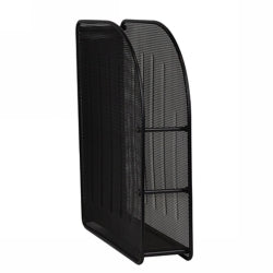 MAGAZINE STAND ITALPLAST BLACK MESH   G26392