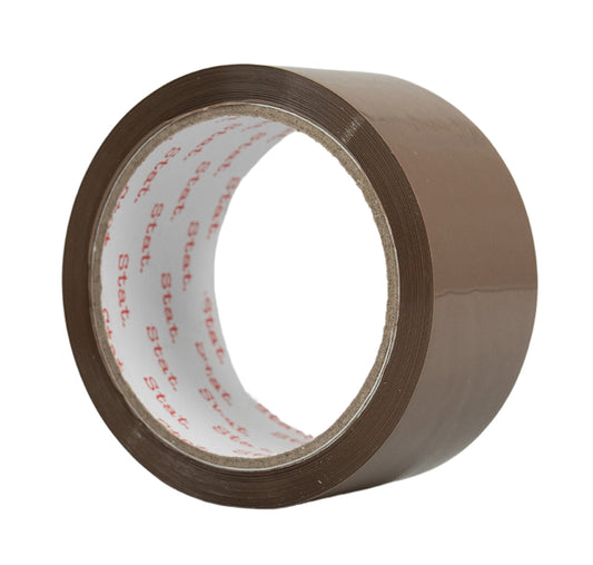 TAPE PACKAGING STAT 48MMX50M BROWN   G26406