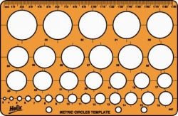 STENCIL HELIX H6701CIRCLE TEMPLATE   G27657