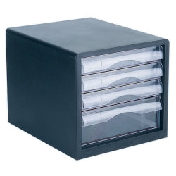 FILING DRAWERS ESSELTE BLACK FRAME 4 DRAWERS   G27785