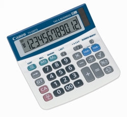 CALCULATOR CANON TX220TS TAX/GST D/TOP D/POWER   G28305