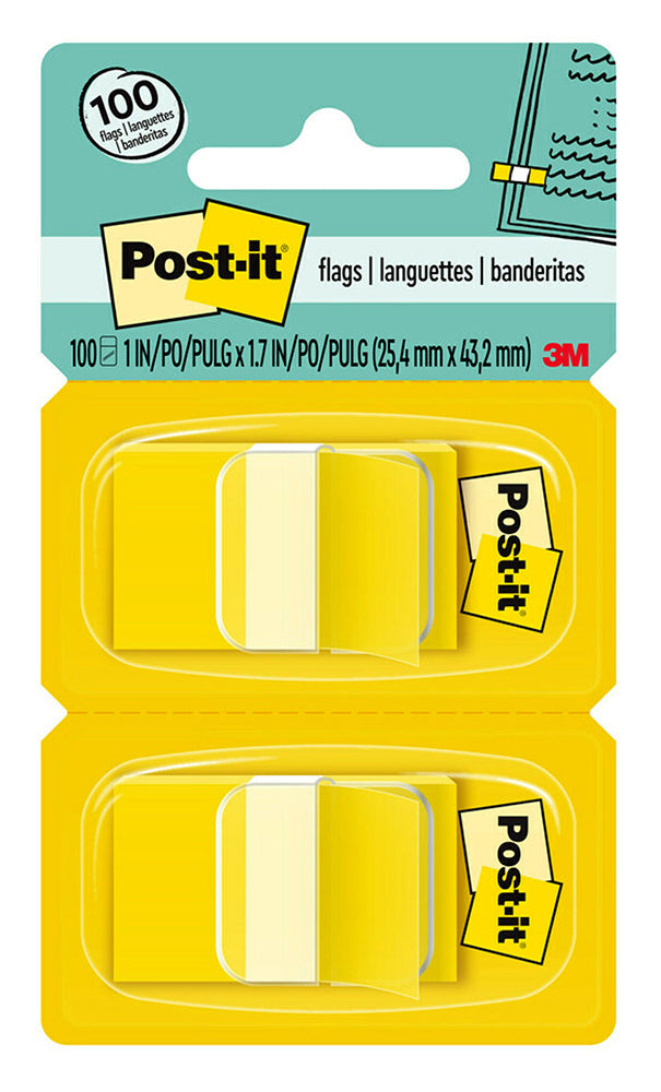 FLAGS POST-IT 680-YW2 YELLOW TWIN PACK   G28582