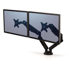 MONITOR ARM FELLOWES PLATINUM SERIES DUAL BLACK   G28952