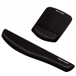 MOUSE PAD WRIST SUPPORT PLUSH TOUCH BLACK   G29002