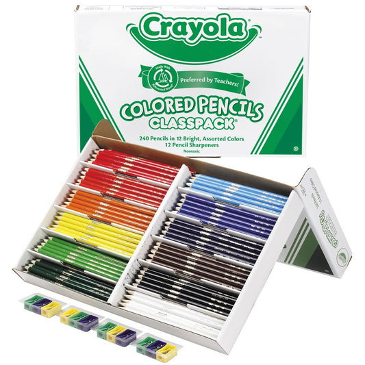 PENCIL COLOURED CRAYOLA CLASSPACK 240   G29992