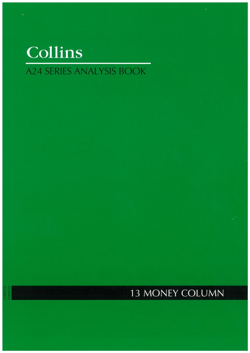 ANALYSIS BOOK COLLINS A24 13MC   G30213