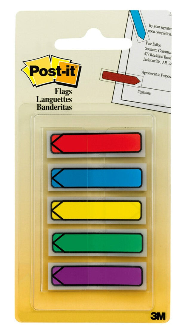 FLAGS POST-IT 684-ARR1 ARROW ASST COLS PK100   G30663