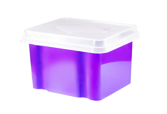 STORAGE BOX ITALPLAST 32L GRAPE   G31857