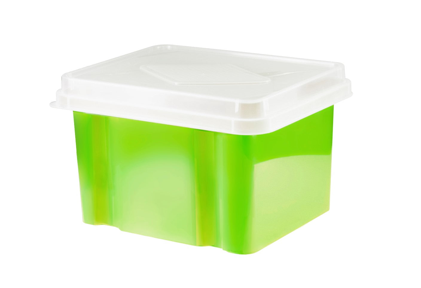 STORAGE BOX ITALPLAST 32L LIME   G31858