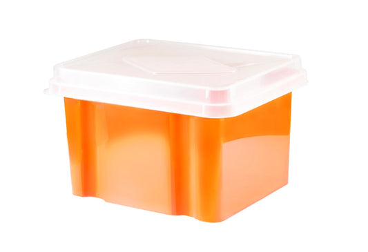 STORAGE BOX ITALPLAST 32L MANDARIN   G31859