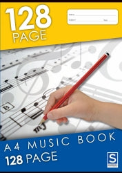 MUSIC BOOK SOVEREIGN A4 128PG   G32541