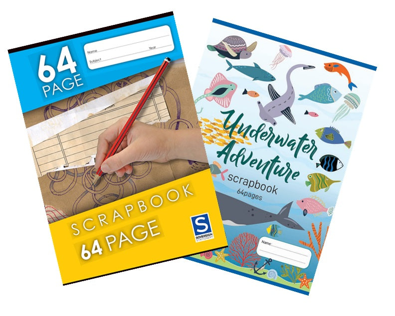 SCRAPBOOK GNS UNDERWATER ADVENTURE 335X240MM 56GSM 64PG   G32690