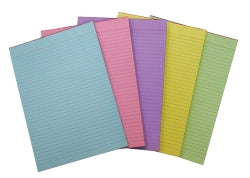 OFFICE PADS QUILL A4 BOND RULED GREEN 70GSM 70LF   G32999