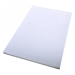 OFFICE PADS QUILL A4 BOND RULED WHITE D/SIDED 100LF 70GSM   G33005