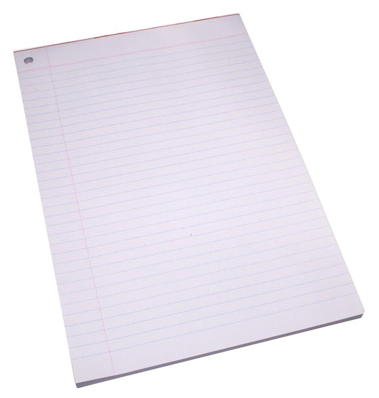 PAD EXAM QUILL A4 60GSM 1 HOLE WHITE 90LF   G33029