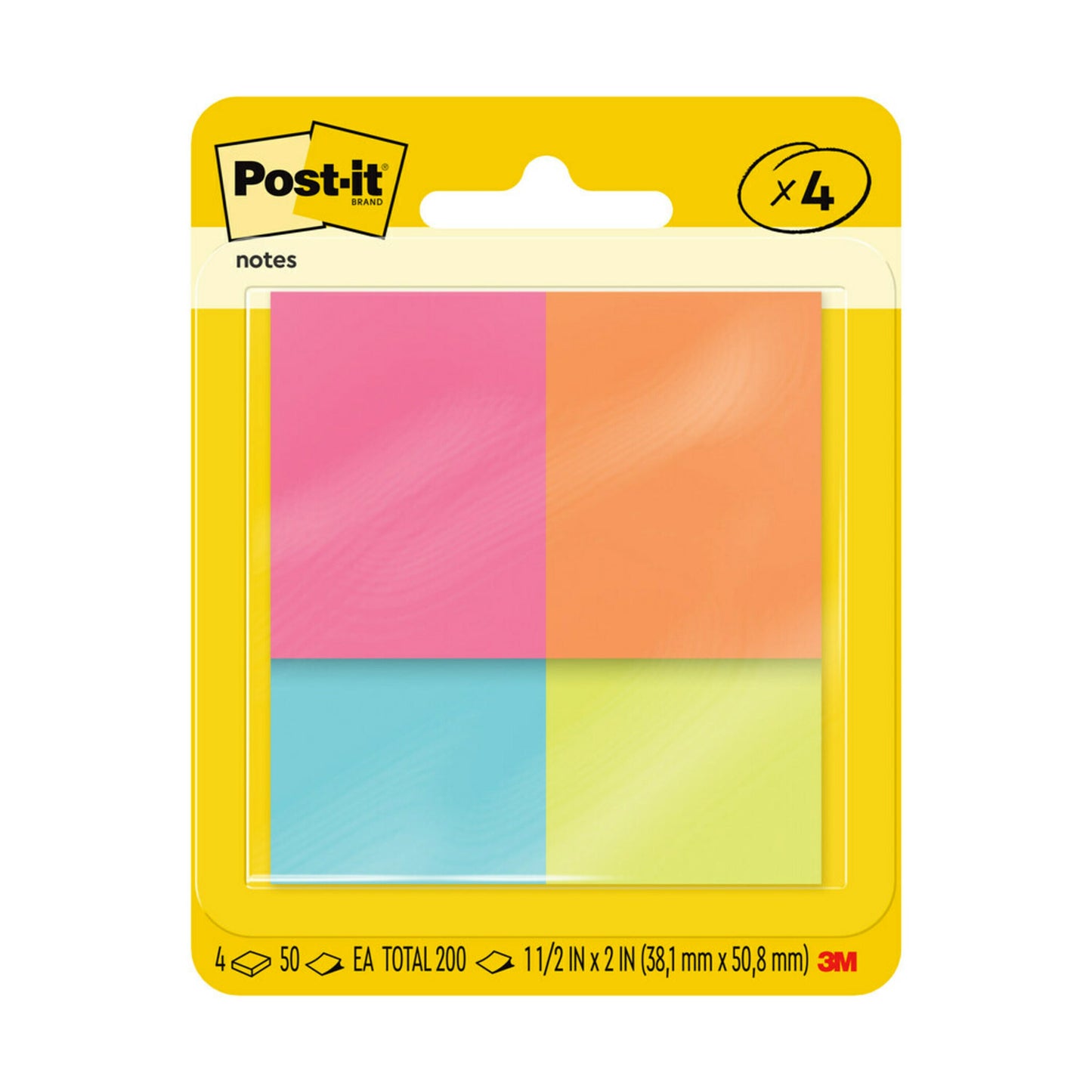 NOTES POST-IT 35X48MM 653-4AF ASST CAPETOWN   G33042